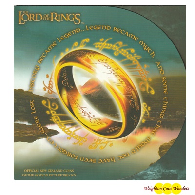 2003 3 x $1 BU Coins - Lord of the Rings - Battle for One Ring